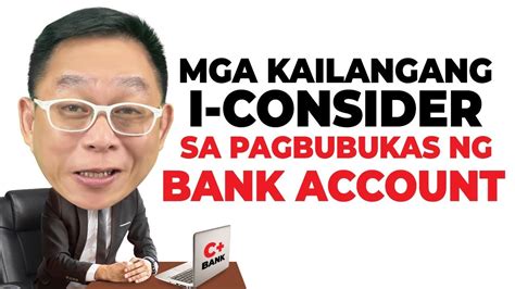 Pagbubukas ng bank account abot-kamay na ni jacob molina